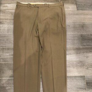 Tommy Bahama Men’s Silk Blend Dress Pants Khaki Tan Slacks Size 42x32